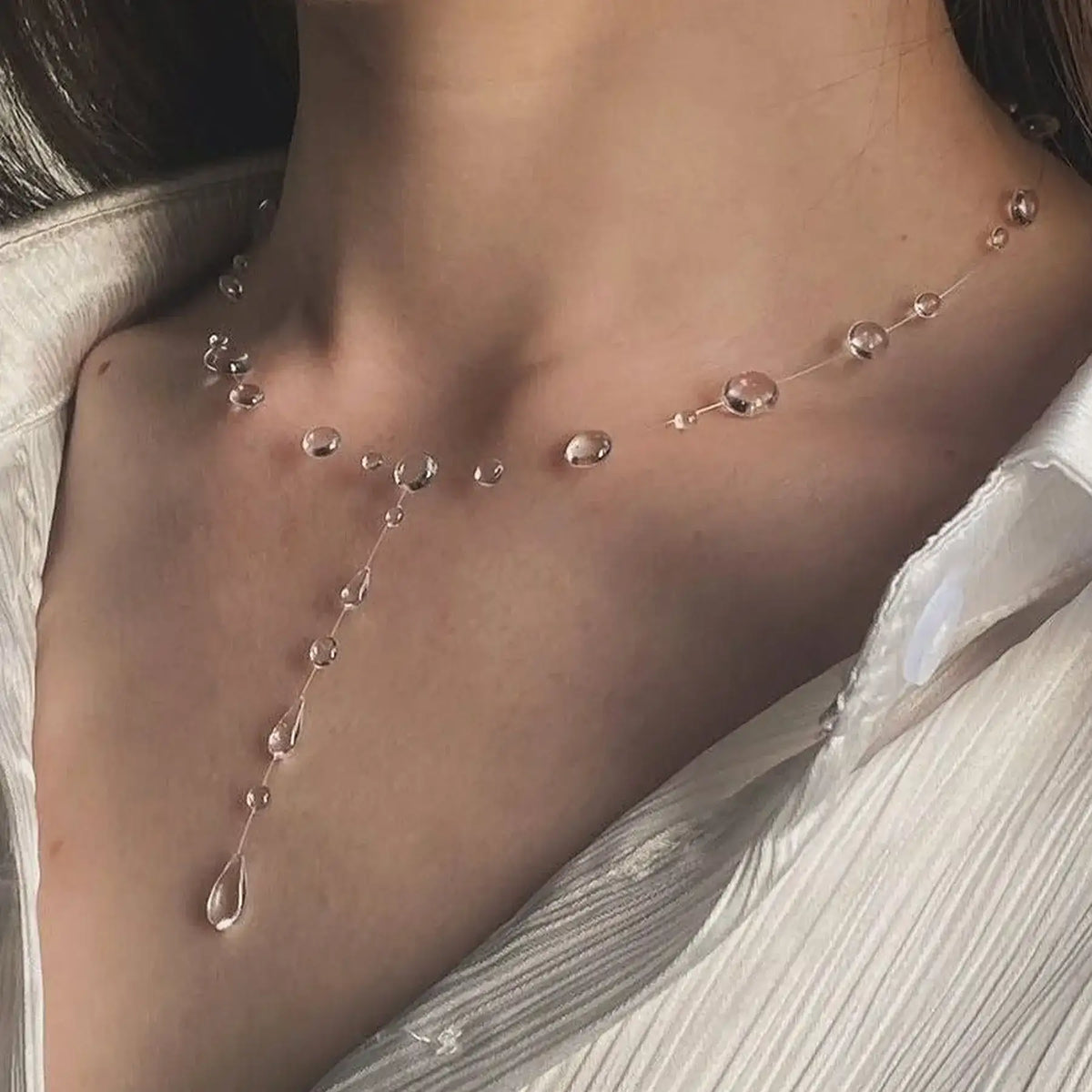 Collier Cascade de Gouttes