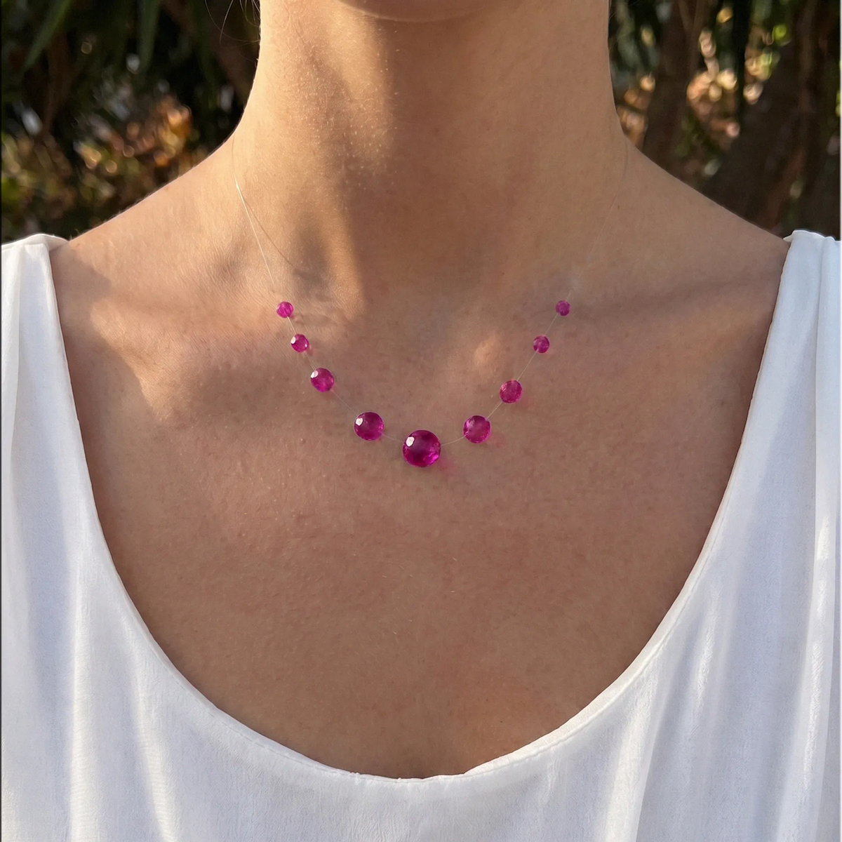 Collier Fuchsia Éclat