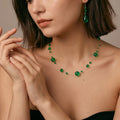 Collier Goutte Suspendue (Dispo en 8 coloris) - Vert Émeraude