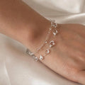 Bracelet Goutte de Cristal (double rang)