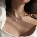 Collier Perles de Lumière (double rang)